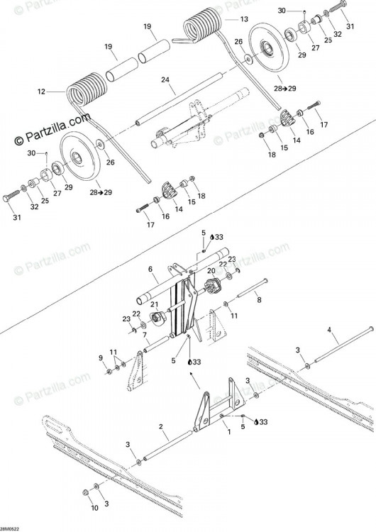 503190816 Колесо 165 ASS'Y. INCLUDES 28 TO 29