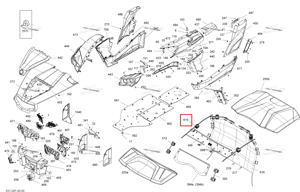 Perforated Velcro ремень Can-Am 705005720