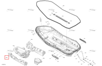 Левый Hull поплавок Sea-Doo Spark 900 ACE Base (2026) (292002594)