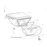 5436349 Крышка заднего бардачка черная для квадроциклов Polaris Sportsman 5435368