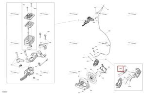 Штифт замок комплект Ski-Doo 507032730