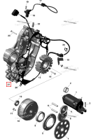 Ignition крышка в сборе включает no 21 22 Waterpumpshaft seals included Can-Am Outlander 4x4 DPS 700 (2025) (420686851)