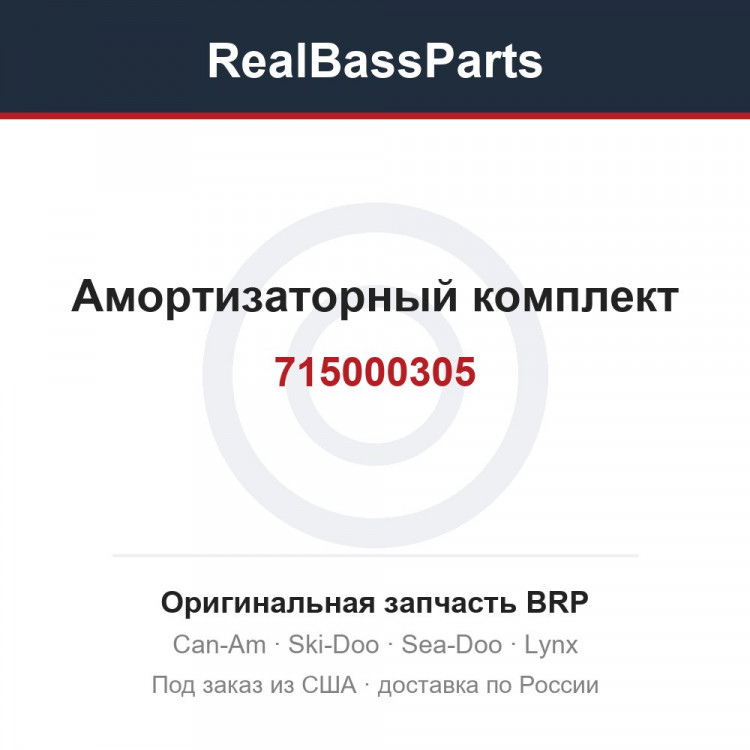 715000305 Амортизаторный комплект