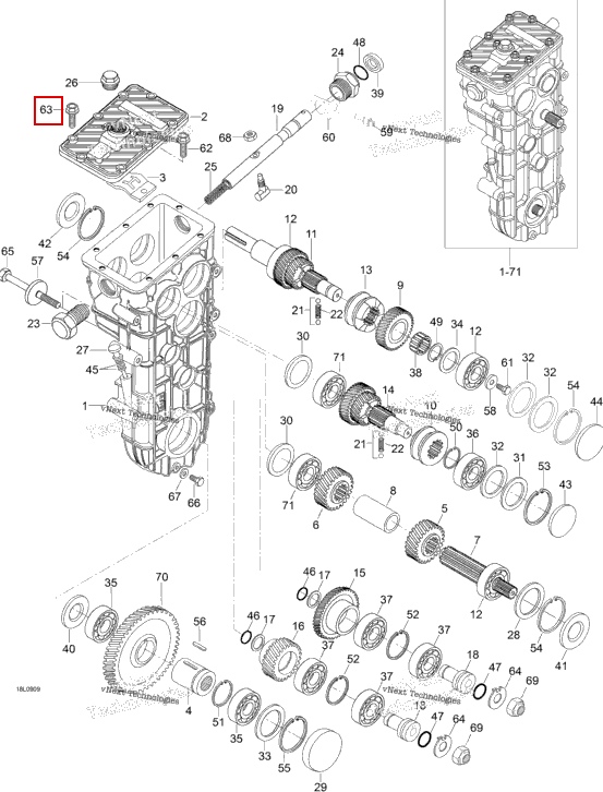 Винт Ski-Doo Expedition TUV V800 4-TEC (2009) (M537001402)