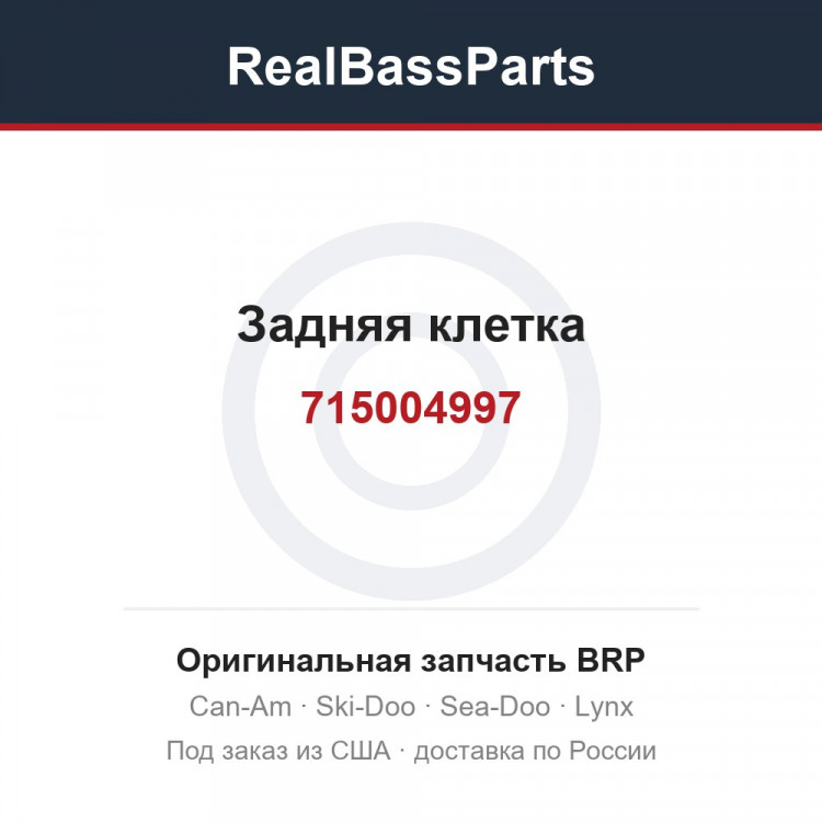 715004997 Задняя клетка
