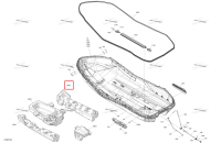 Правый Hull поплавок Sea-Doo Spark 900 ACE Base (2026) (292002595)