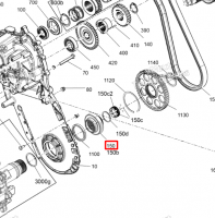 504154311 Адаптер приводного вала G5+ Ski-Doo