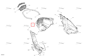 Передний Bottom с полукруглой головкой Ski-Doo 502008329