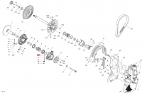 250000763 Болт вала ролика Ski-Doo