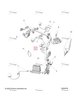 4018398 Хомут жгут FERRITE