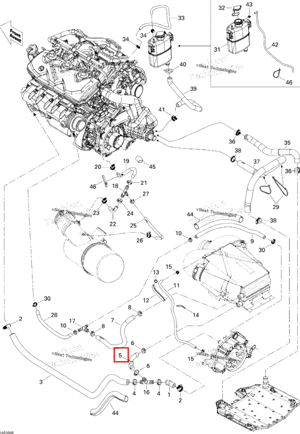 FORMED шланг Sea-Doo 276000242
