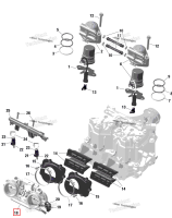 Дроссельный узел гнездо включает no 18 20 Ski-Doo Expedition 850 E-TEC SE (2024) (420685754)