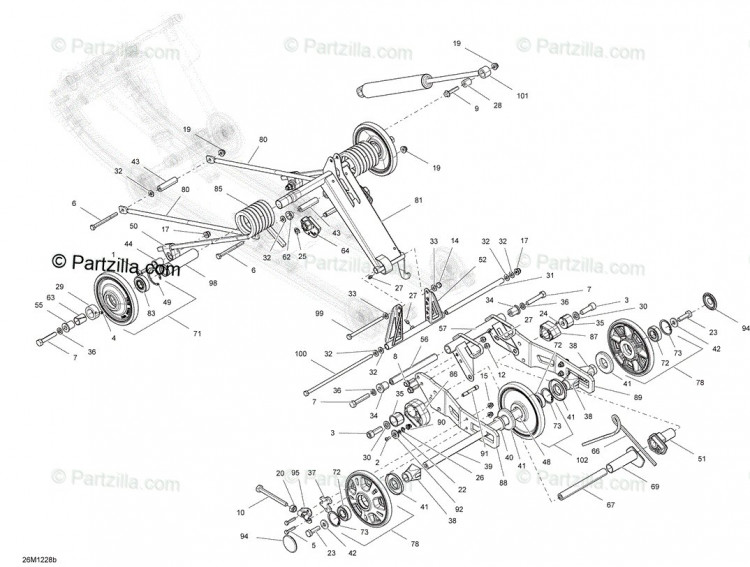 503193052 Проставка Ski-Doo