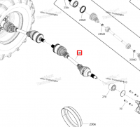 705502757 Привод задний Can-Am XMR 705502552 (715900429 715900444)