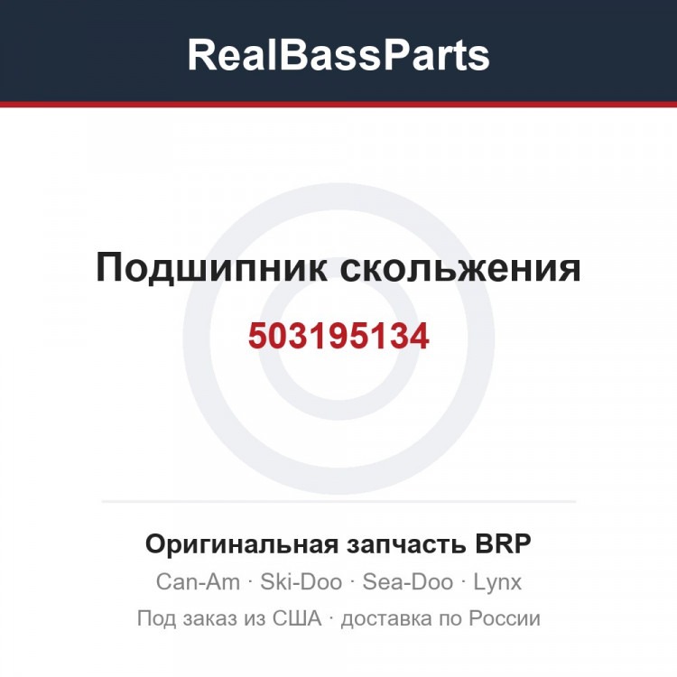 503195134 Подшипник скольжения
