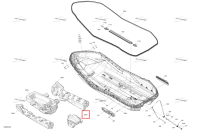 Задний Hull поплавок Sea-Doo Spark 900 ACE Base (2026) (292002596)