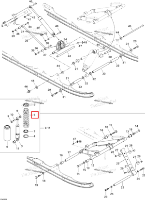 Пружина Europe Ski-Doo 503189812