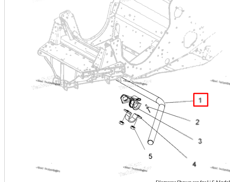 5248794-067 Стабилизатор для снегоходов Polaris WIDETRAK IQ 5248794-067