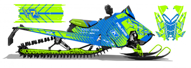 Наклейки для снегоходов Ski-Doo XM XP  Polaris RMK AXYS