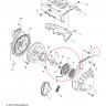 3023393 Стартер ручной в сборе для снегоходов Polaris 550 WIDETRAK LX/INDY/VOYAGEUR 3083377/3090179/3090194