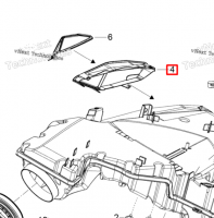 508001020 Адаптер впускной Ski-Doo 508000756 