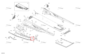 Правый тоннель Liner Ski-Doo 518332854