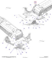 5269827 CLOSEOFF тоннель передний NON PAINTED PART