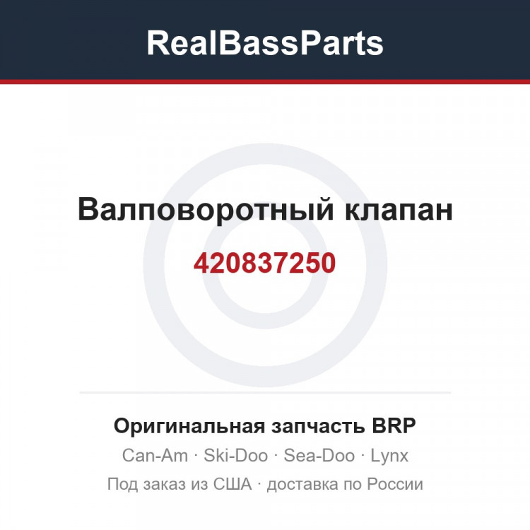 420837250 Валповоротный клапан
