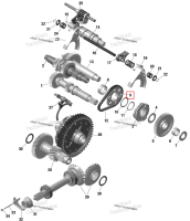 Ведущая шестерня 49 T Can-Am Commander MAX 1000R EFI XT (2024) (420637842)