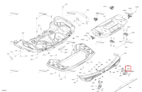 Правый катафот опора Can-Am Outlander 4x4 XT 1000R (2025) (705018445)