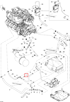 FORMED шланг Sea-Doo 276000243