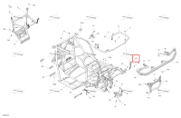 Правый обработанный бампер крепление Can-Am Outlander 4x4 XT 1000R (2025) (705211738)