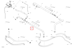 Правый шланг Ride пластина Sea-Doo 276000521