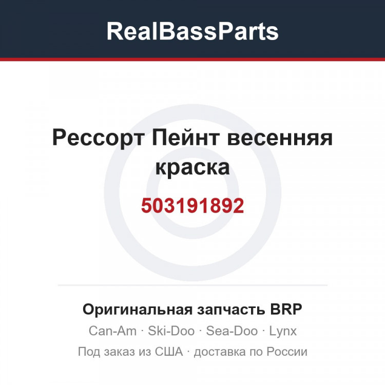 503191892 Рессорт Пейнт весенняя краска