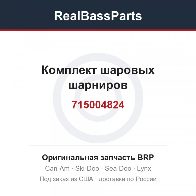 715004824 Комплект шаровых шарниров