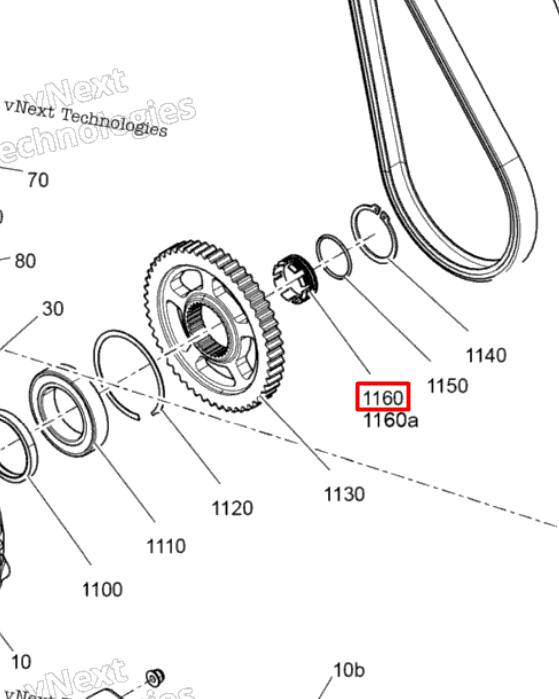 504154019 Крышка Ski-Doo