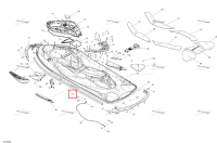 Прокладка 3000 мм длинный Sea-Doo RXT (2016) (219704378)