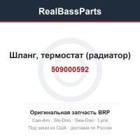 509000592 Шланг, термостат (радиатор)