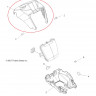 5436819-498 Облицовка фары верхняя зеленая для квадроциклов Polaris SPORTSMAN 500/570/800 2008-2017" 5436819-498