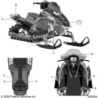 5269901 Шильдик POLARIS STAR SM