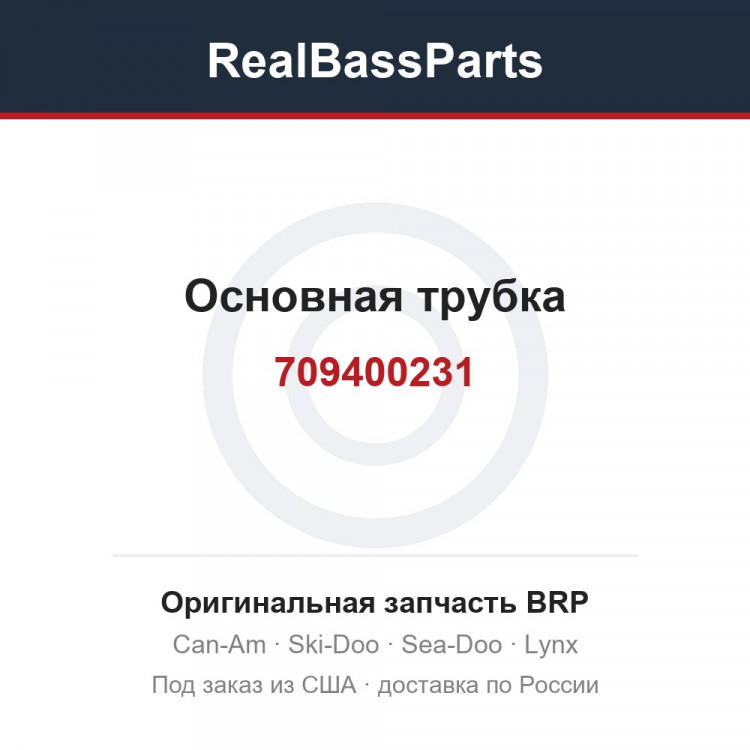 709400231 Основная трубка