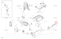 Tail труба Can-Am Outlander 4x4 DPS 700 (2025) (707602969)