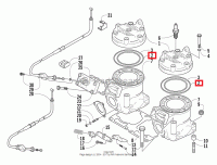 3004-081 Прокладка кольцо ож Arctic Cat O-RING,HEAD-OUTER