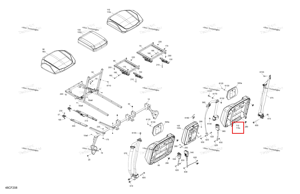 Спинка крышка Can-Am 708004258