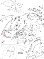Левый панель Ski-Doo Skandic Tundra LT 550F (2009) (517303652)