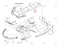Капот направляющая правый Polaris Widetrak LX (2006) (5243006)