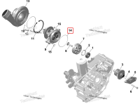 Уплотнительное кольцо Sea-Doo RXP 325 X (2026) (420650275)