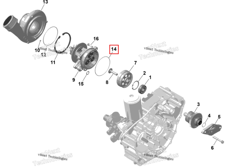 Уплотнительное кольцо Sea-Doo RXP 325 X (2026) (420650275)