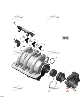 Дроссельный узел Sea-Doo Spark (2016) (420893144)