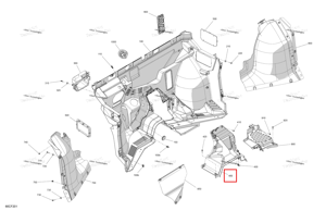 Передний панель облицовка Can-Am 707901160